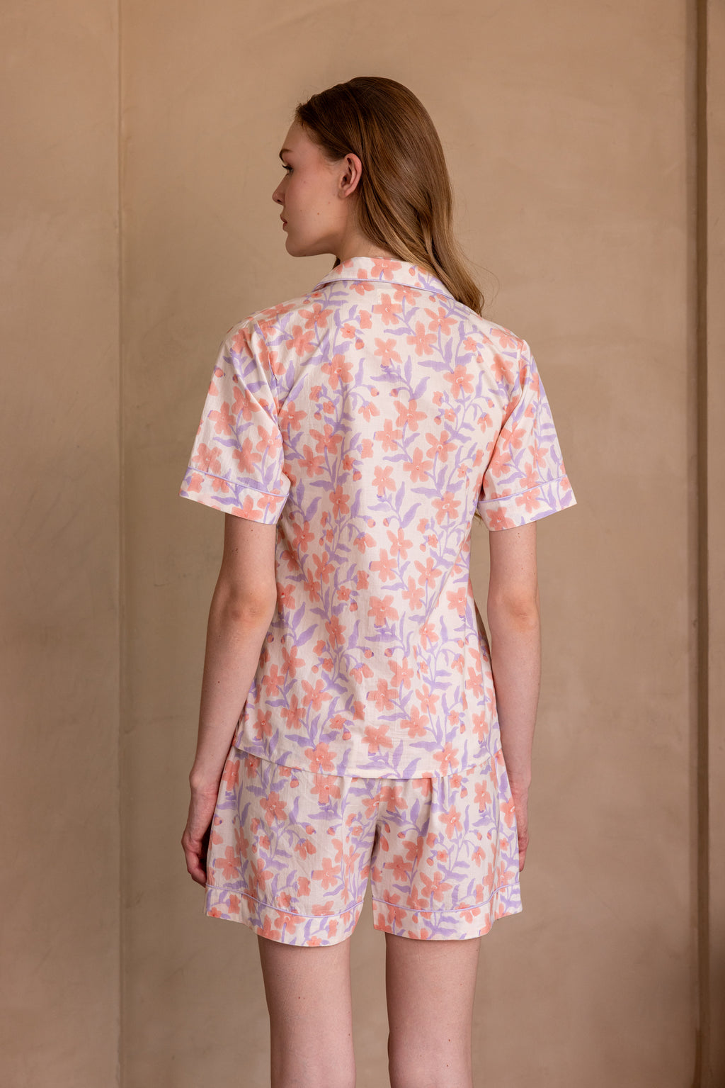 Dawn Mist Organic Cotton Short Pajama Set