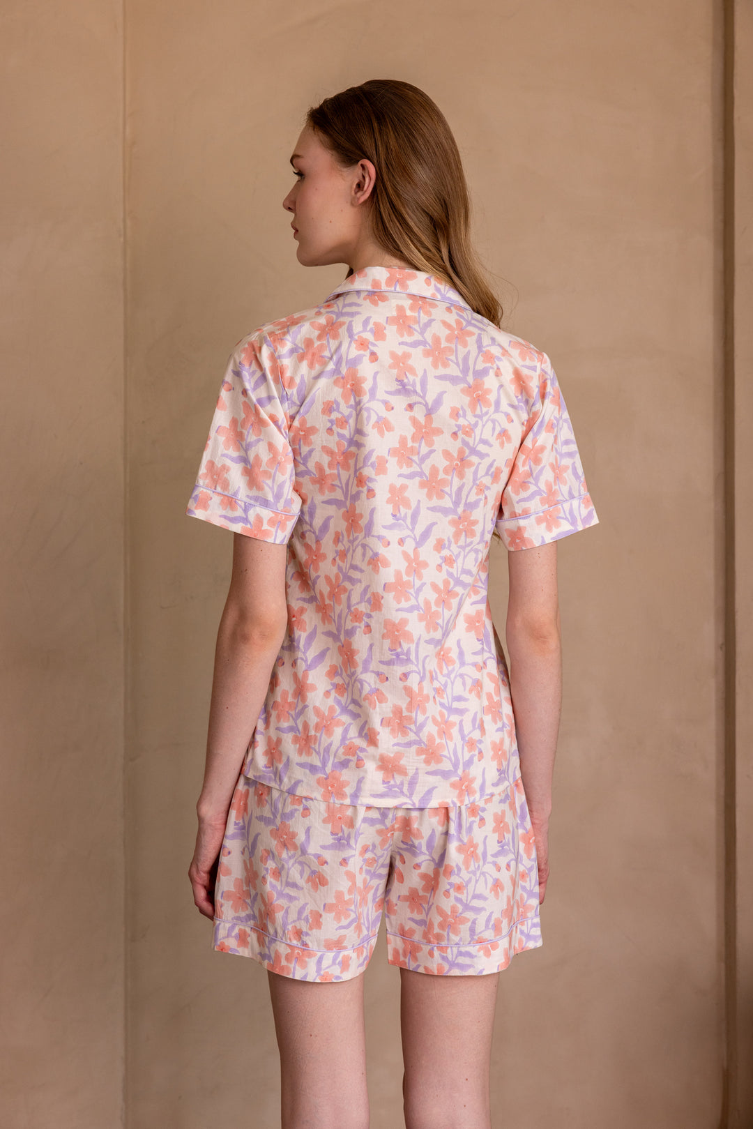 Dawn Mist Organic Cotton Short Pajama Set