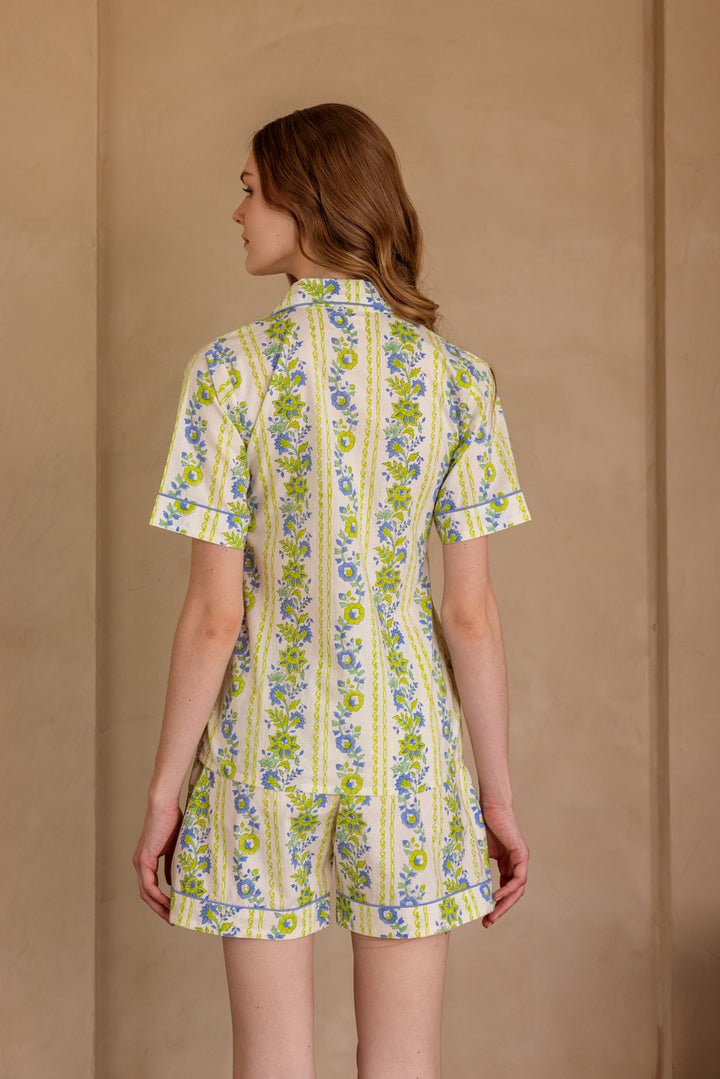Seafoam Garden Organic Cotton Short Set