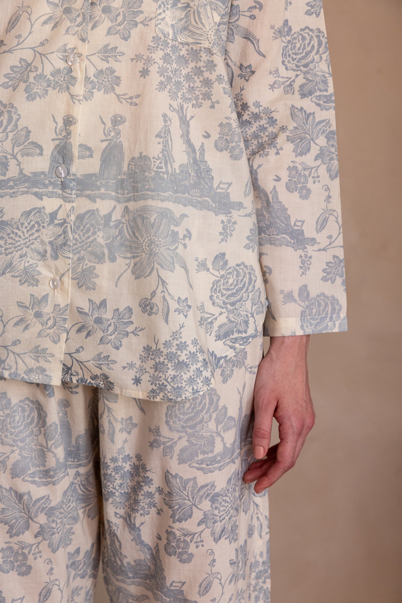 Toile Bleu Organic Cotton Pajama Set