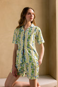 Seafoam Garden Organic Cotton Short Set
